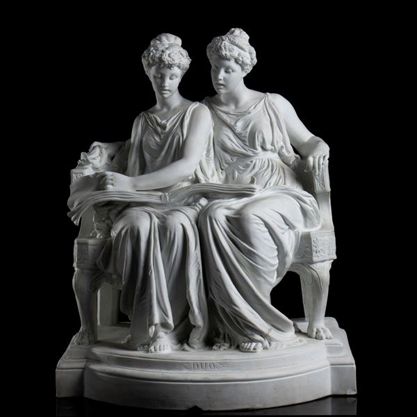 Biscuit statue - France, 19th century