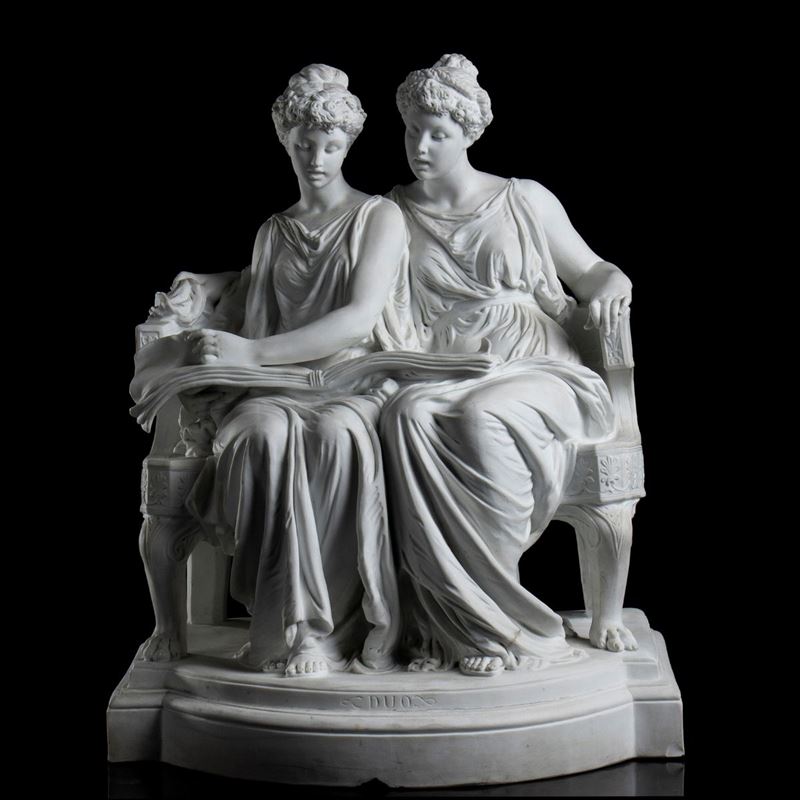 Statua in Biscuit - Francia, XIX Secolo