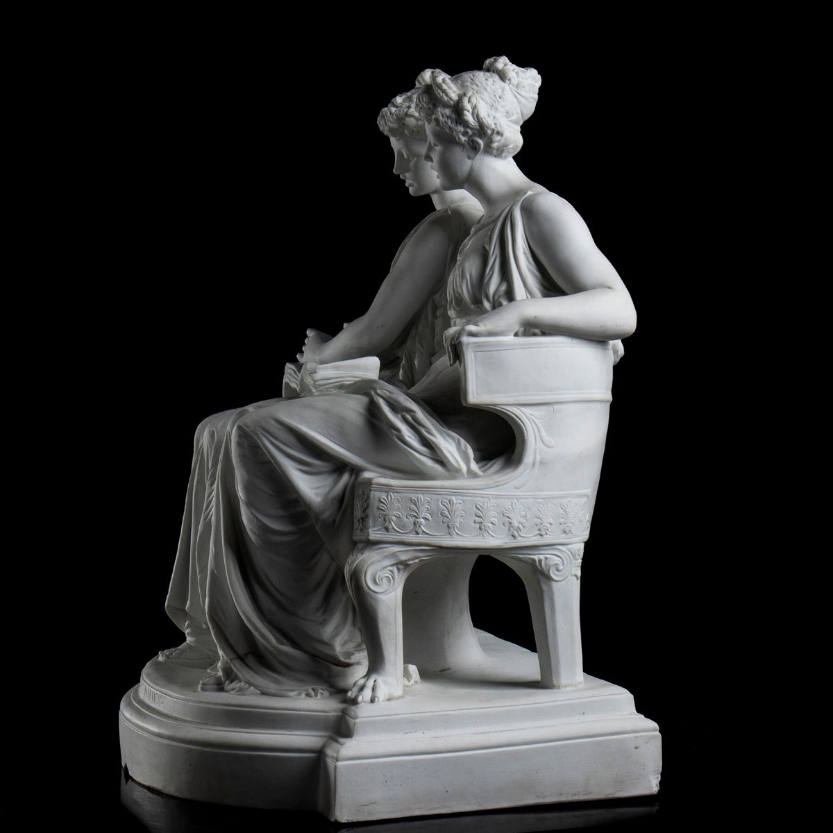 Statua in Biscuit - Francia, XIX Secolo
