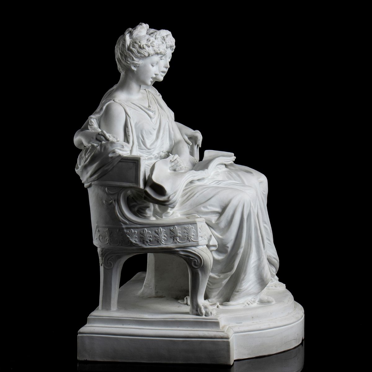 Statua in Biscuit - Francia, XIX Secolo