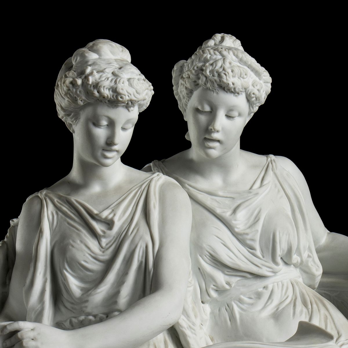 Statua in Biscuit - Francia, XIX Secolo