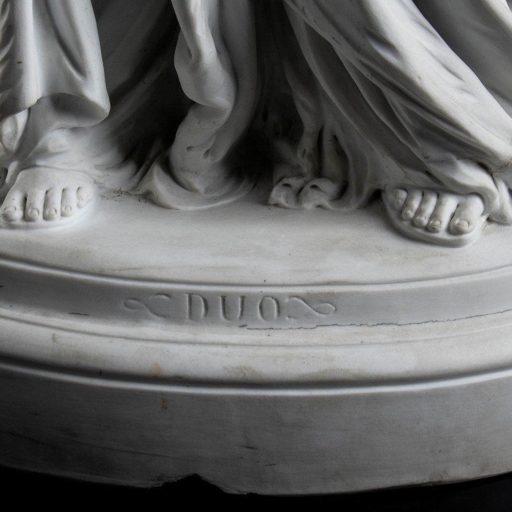 Statua in Biscuit - Francia, XIX Secolo