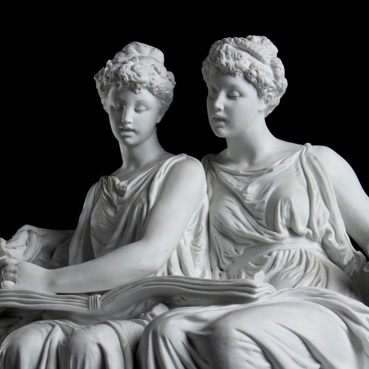 Statua in Biscuit - Francia, XIX Secolo