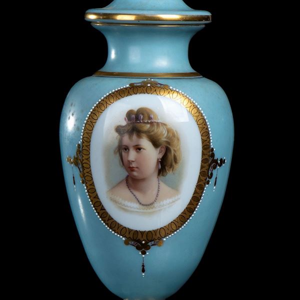 Vaso Giorgio IV in opalina