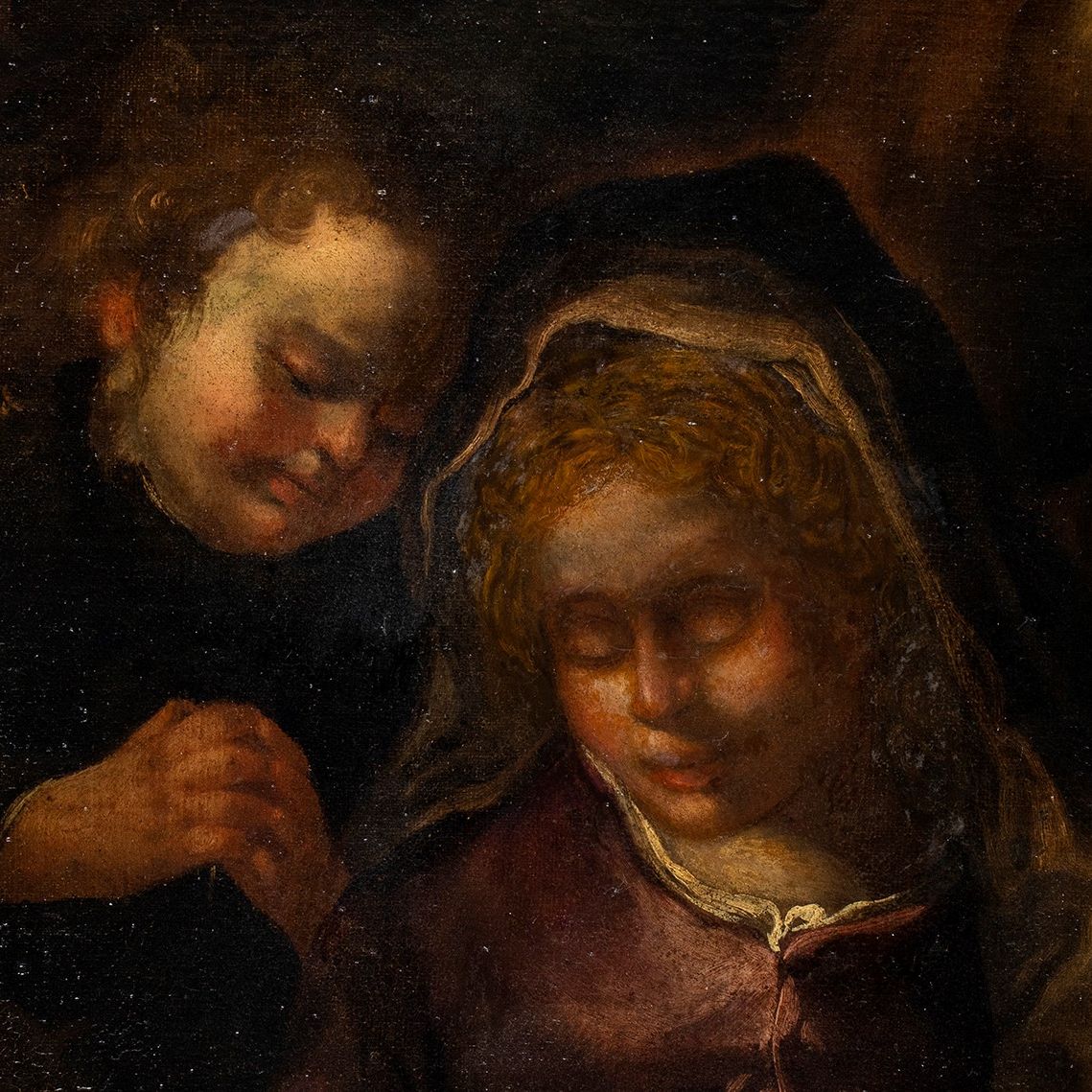 Sacra Famiglia con San Giovannino - Scuola Genovese del XVIII Secolo