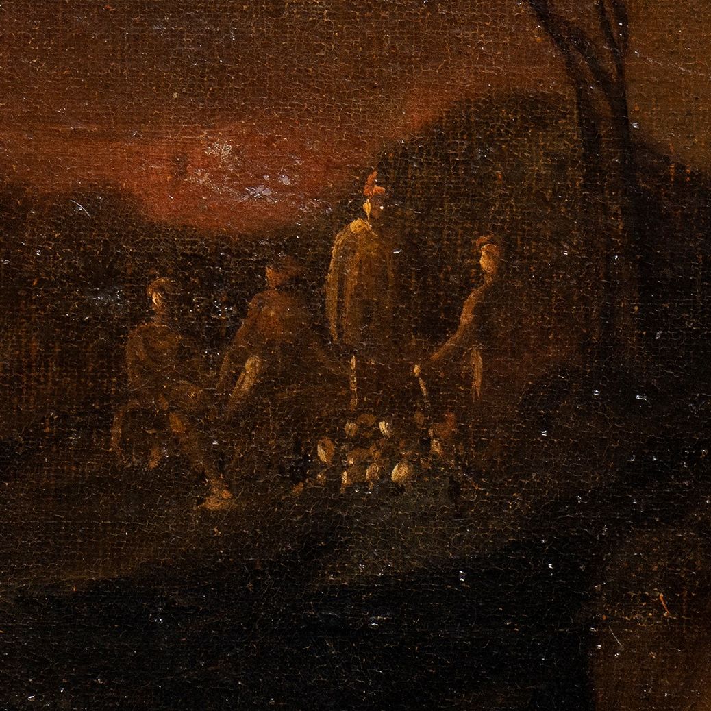 Sacra Famiglia con San Giovannino - Scuola Genovese del XVIII Secolo