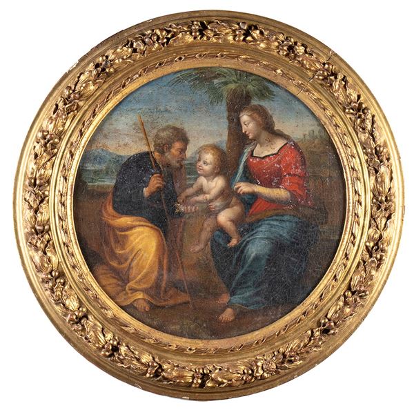 Holy Family with Palm, copy from RAFFAELLO, 18th century