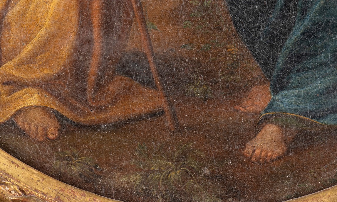Sacra Famiglia con Palma - Copia da Raffaello, XVIII Secolo