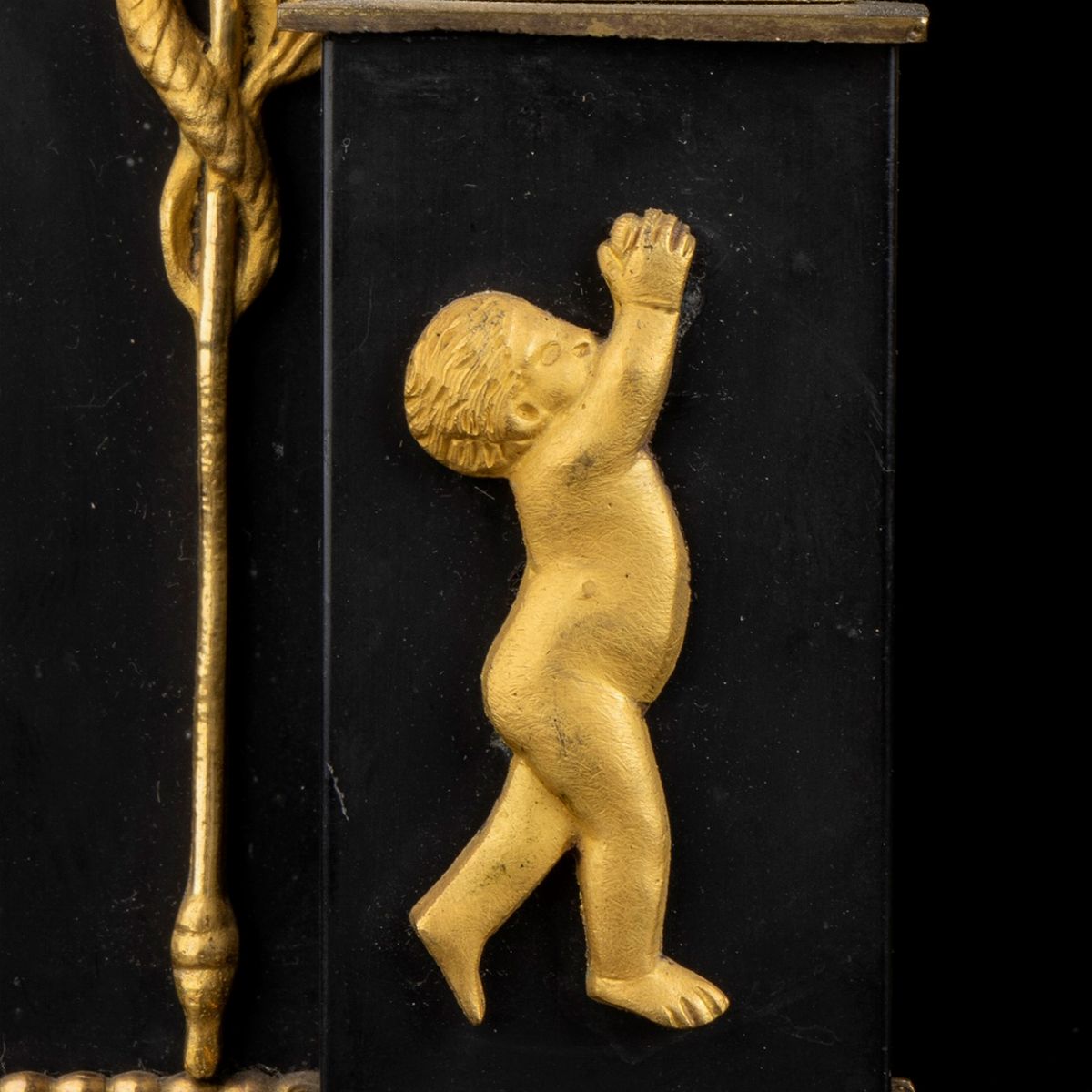 Orologio D’appoggio in Marmo Nero del Belgio - Francia, Parigi 1815 Circa, Firmato Jean-joseph Ro...
