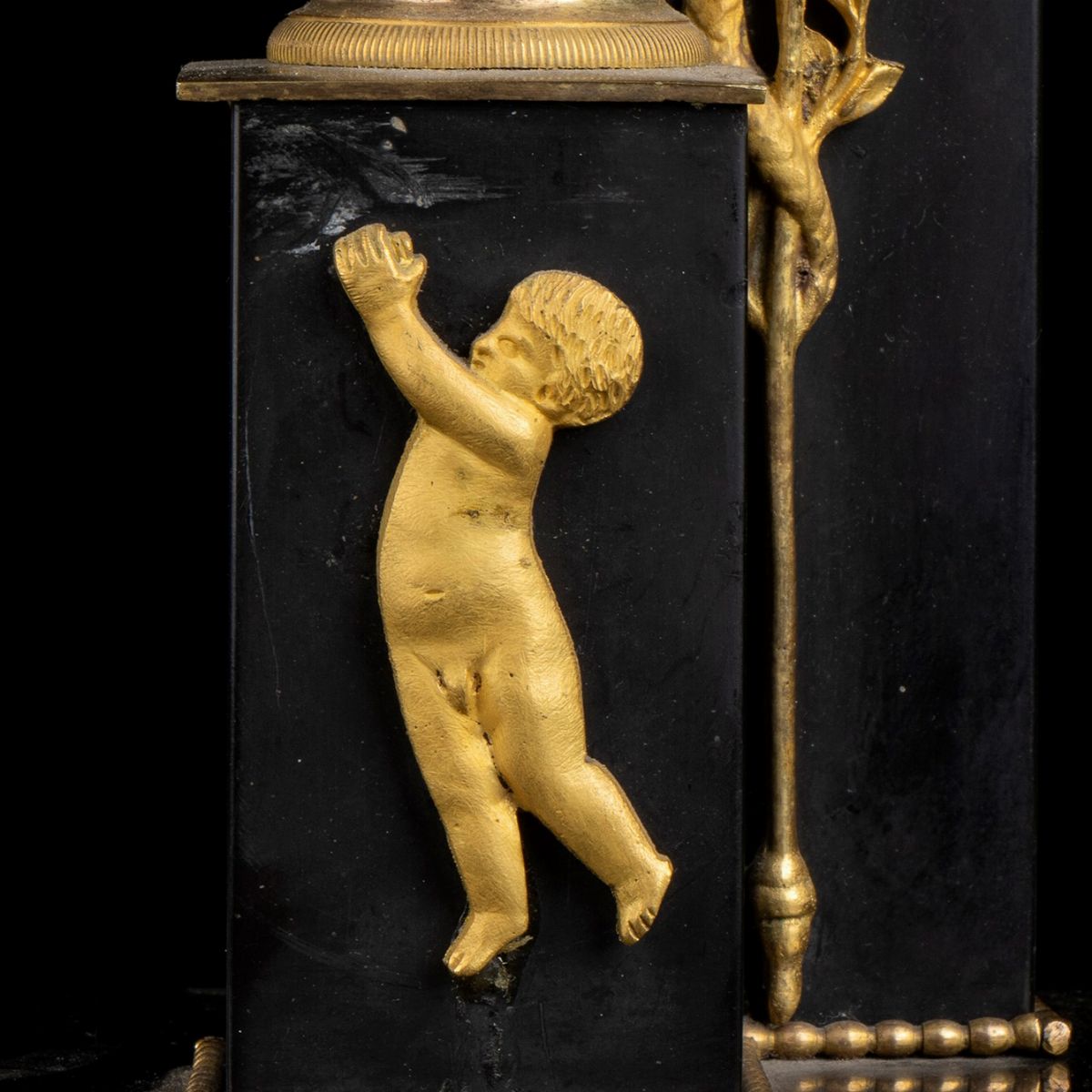 Orologio D’appoggio in Marmo Nero del Belgio - Francia, Parigi 1815 Circa, Firmato Jean-joseph Ro...