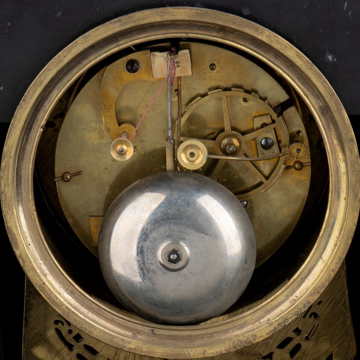 Orologio D’appoggio in Marmo Nero del Belgio - Francia, Parigi 1815 Circa, Firmato Jean-joseph Ro...