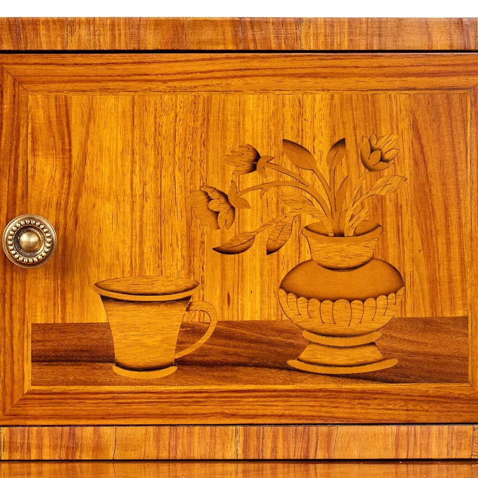 Scrittoio da Centro in Ebano Viola - Francia, XX Secolo, alla Maniera di Charles Topino