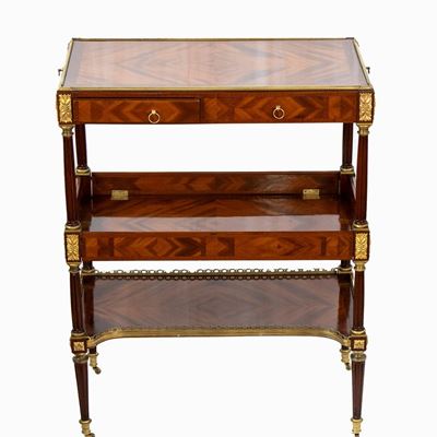 Étagère Napoleone III in Ebano Viola - Francia, XIX Secolo