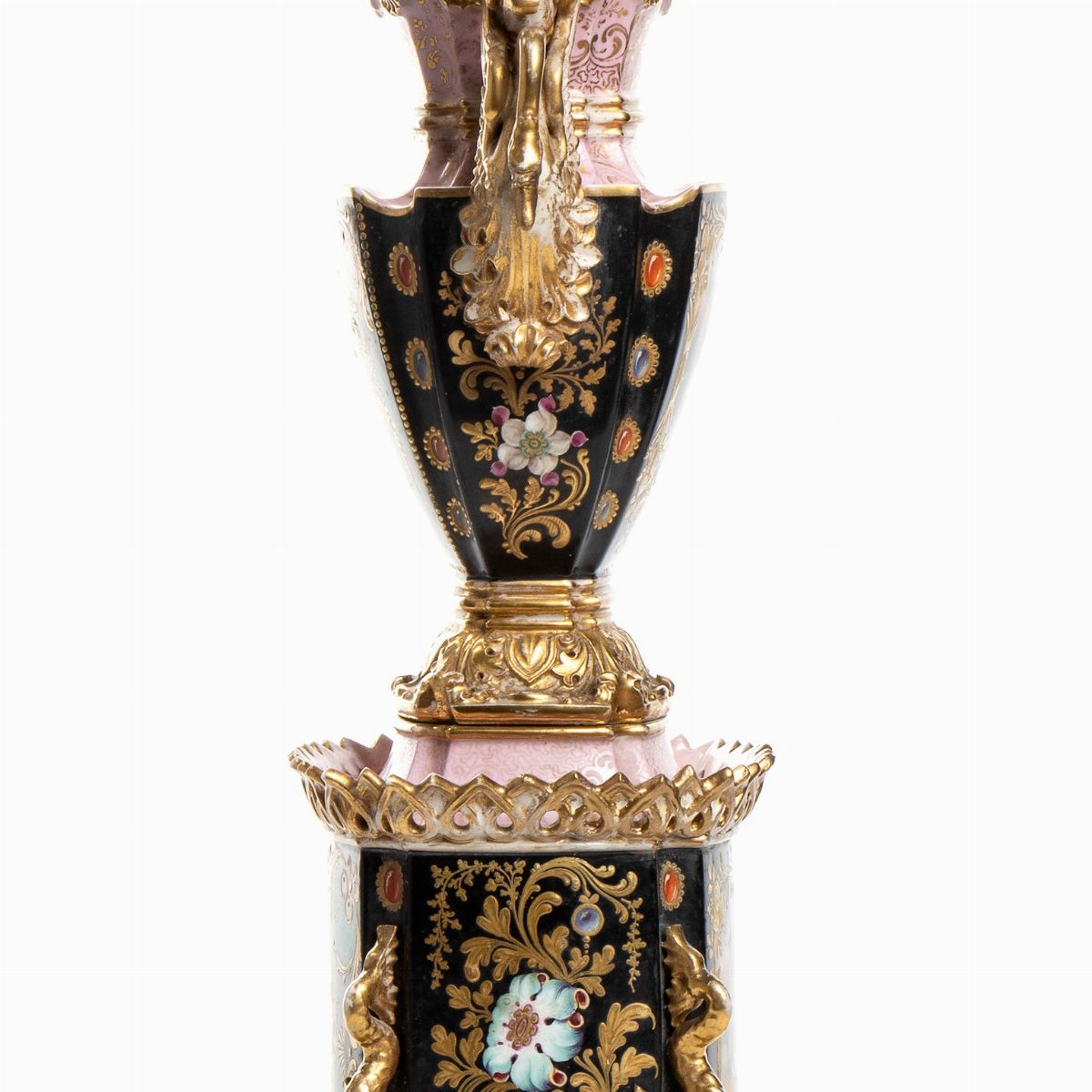Vaso in Ceramica - XIX Secolo, Firmato Jacobe Petit
