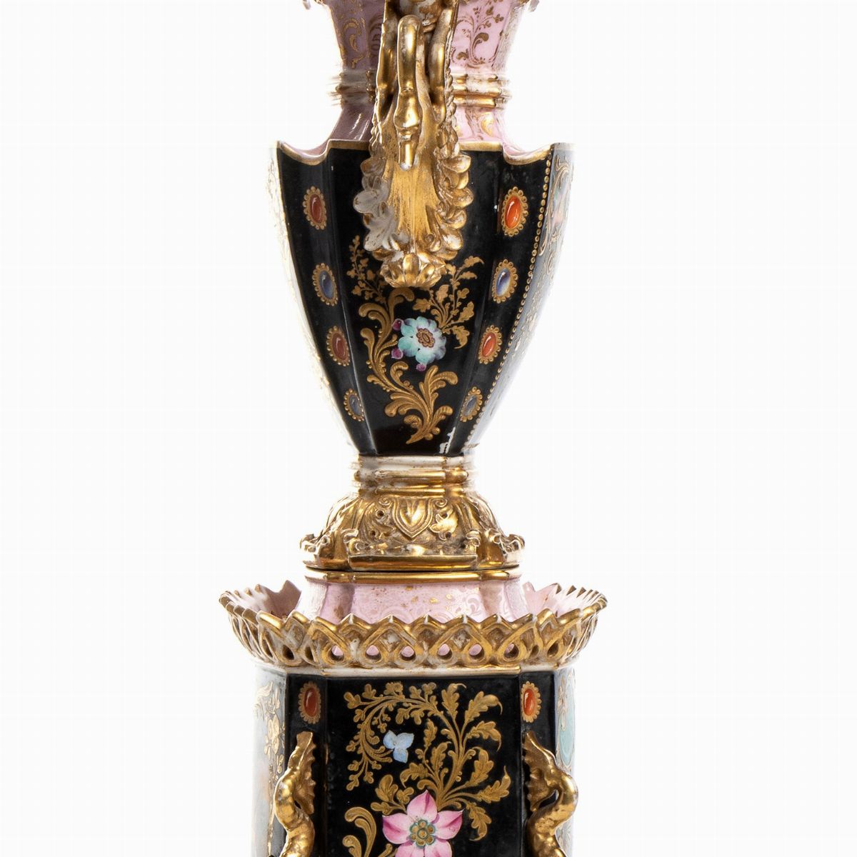 Vaso in Ceramica - XIX Secolo, Firmato Jacobe Petit