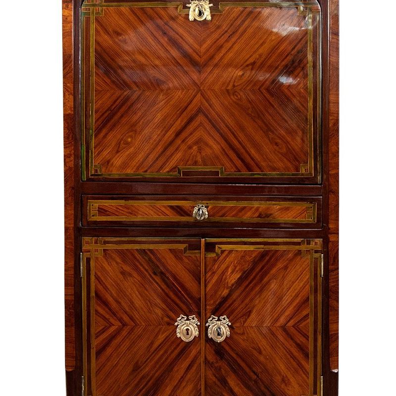 Secretaire Luigi XV in Ebano - Francia, 1770-1780 Circa, Firmato P. Plée