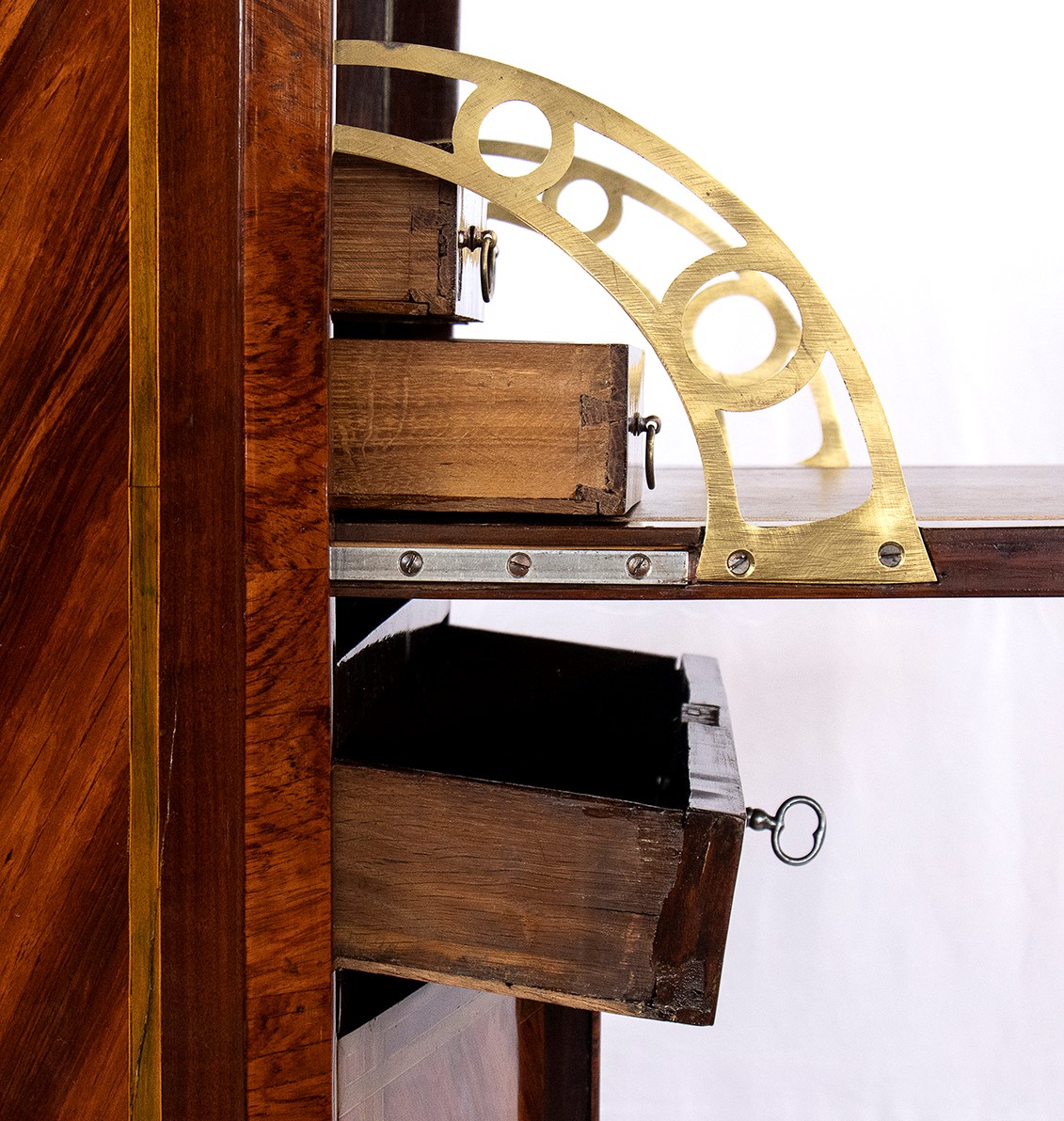 Secretaire Luigi XV in Ebano - Francia, 1770-1780 Circa, Firmato P. Plée