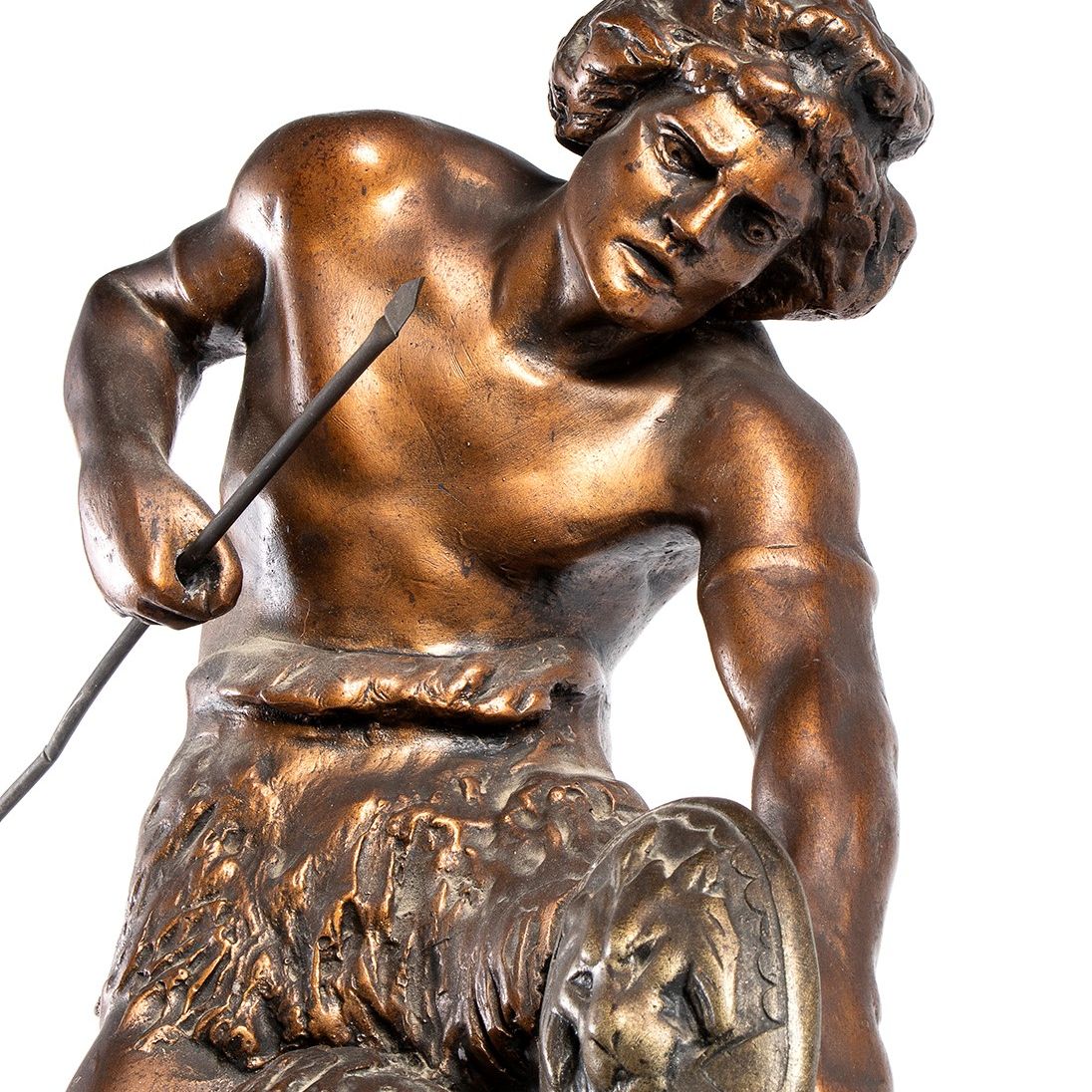 Scultura Francese Terracotta - XX Secolo, Firmata Thomas Cartier