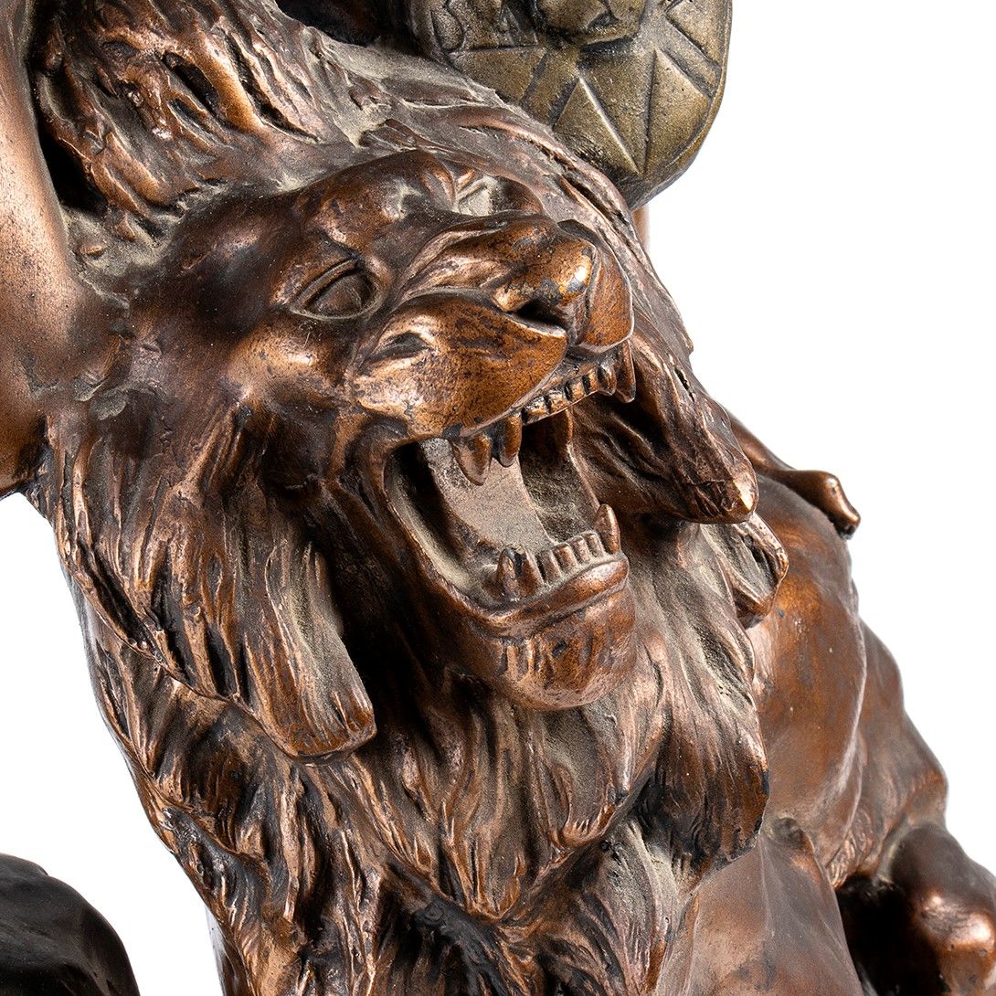 Scultura Francese Terracotta - XX Secolo, Firmata Thomas Cartier