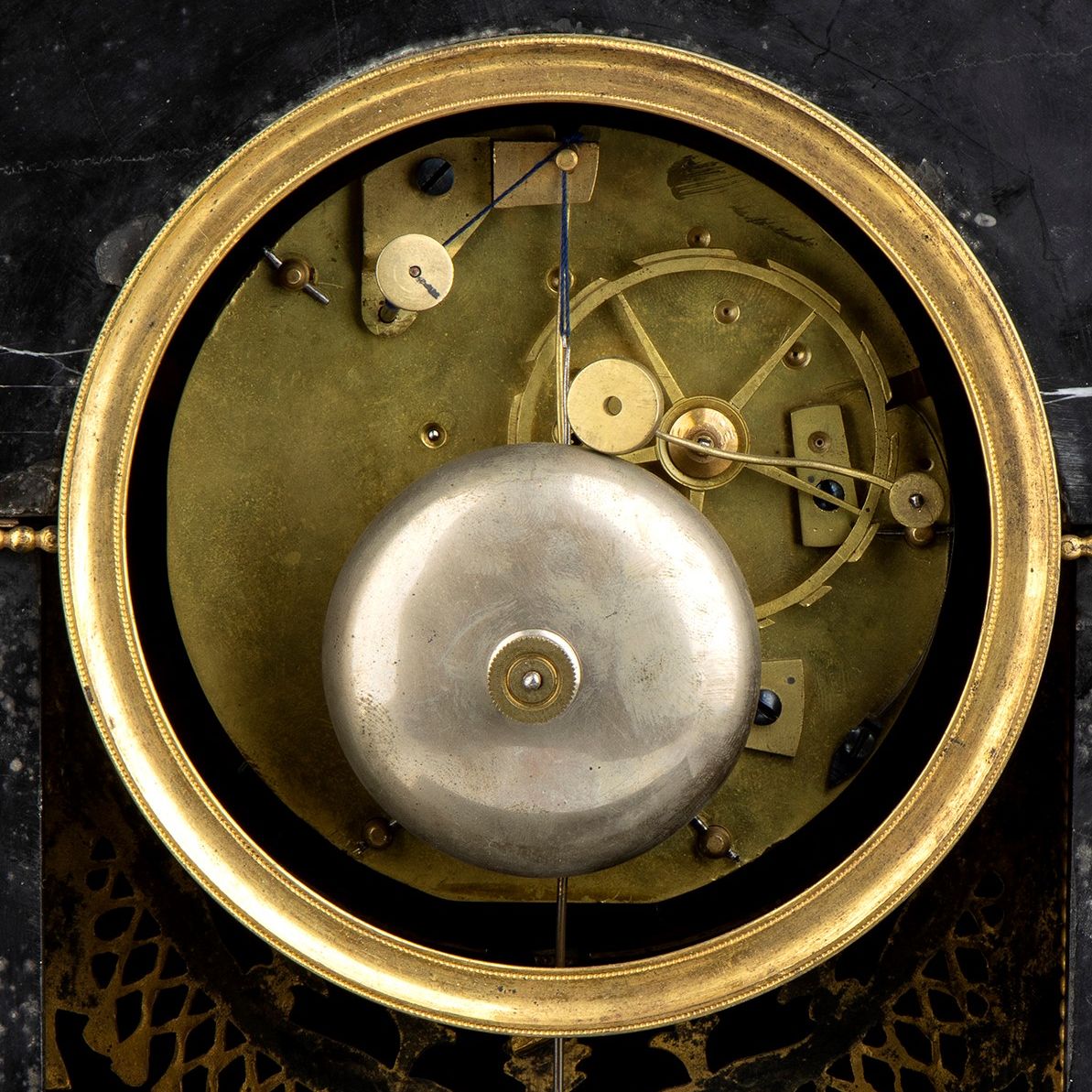 Orologio D’appoggio in Marmo e Bronzo - Francia, Parigi, XVIII Secolo, Firmato Greber