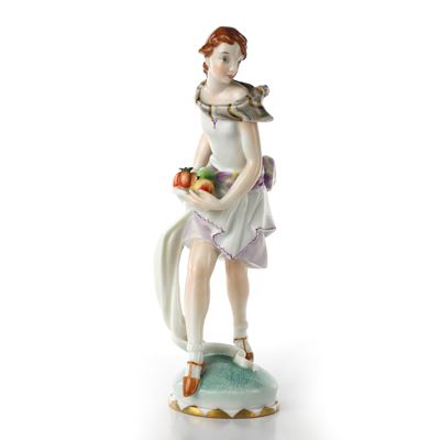 Selysette - Scultura in Volume in Porcellana Policroma