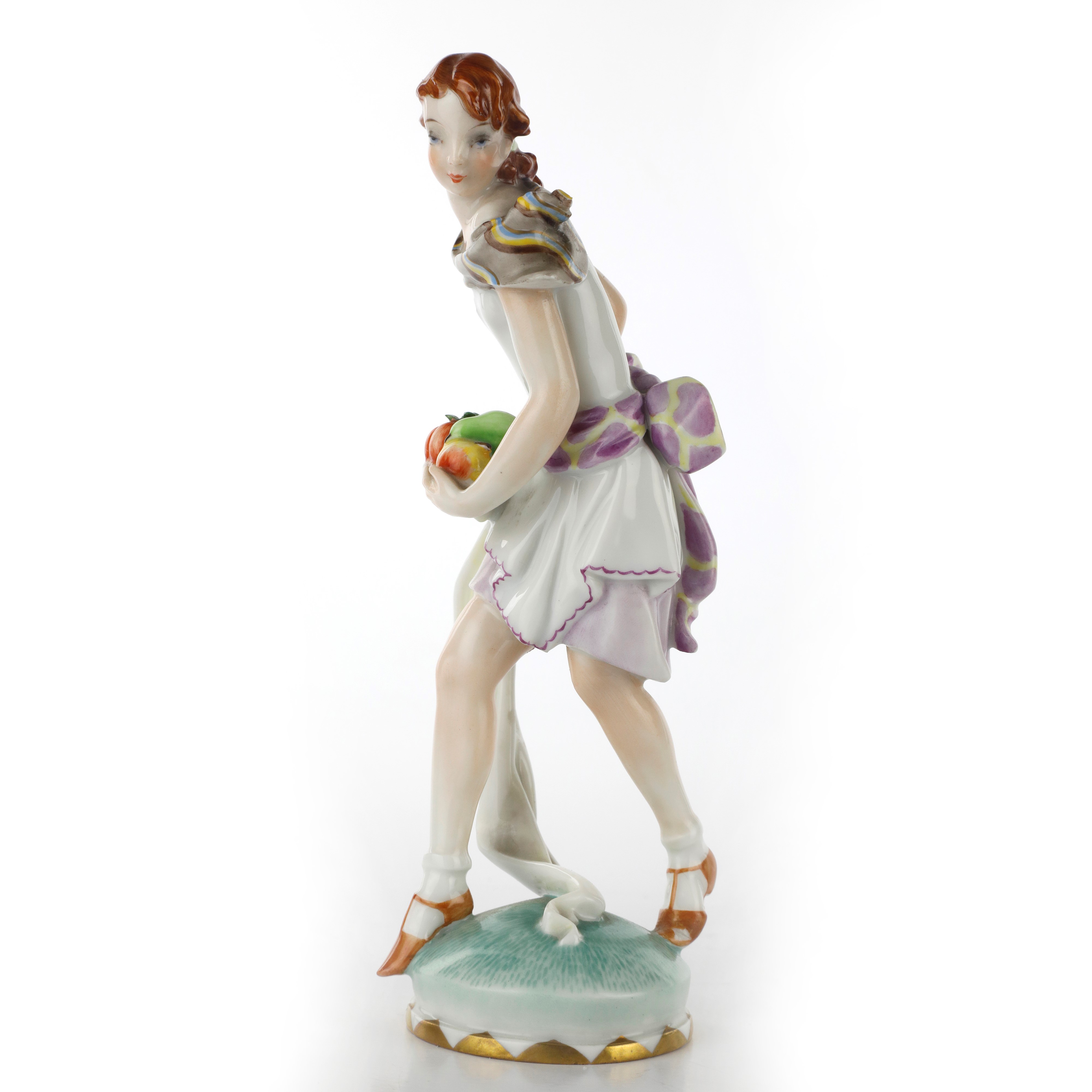 Selysette - Scultura in Volume in Porcellana Policroma