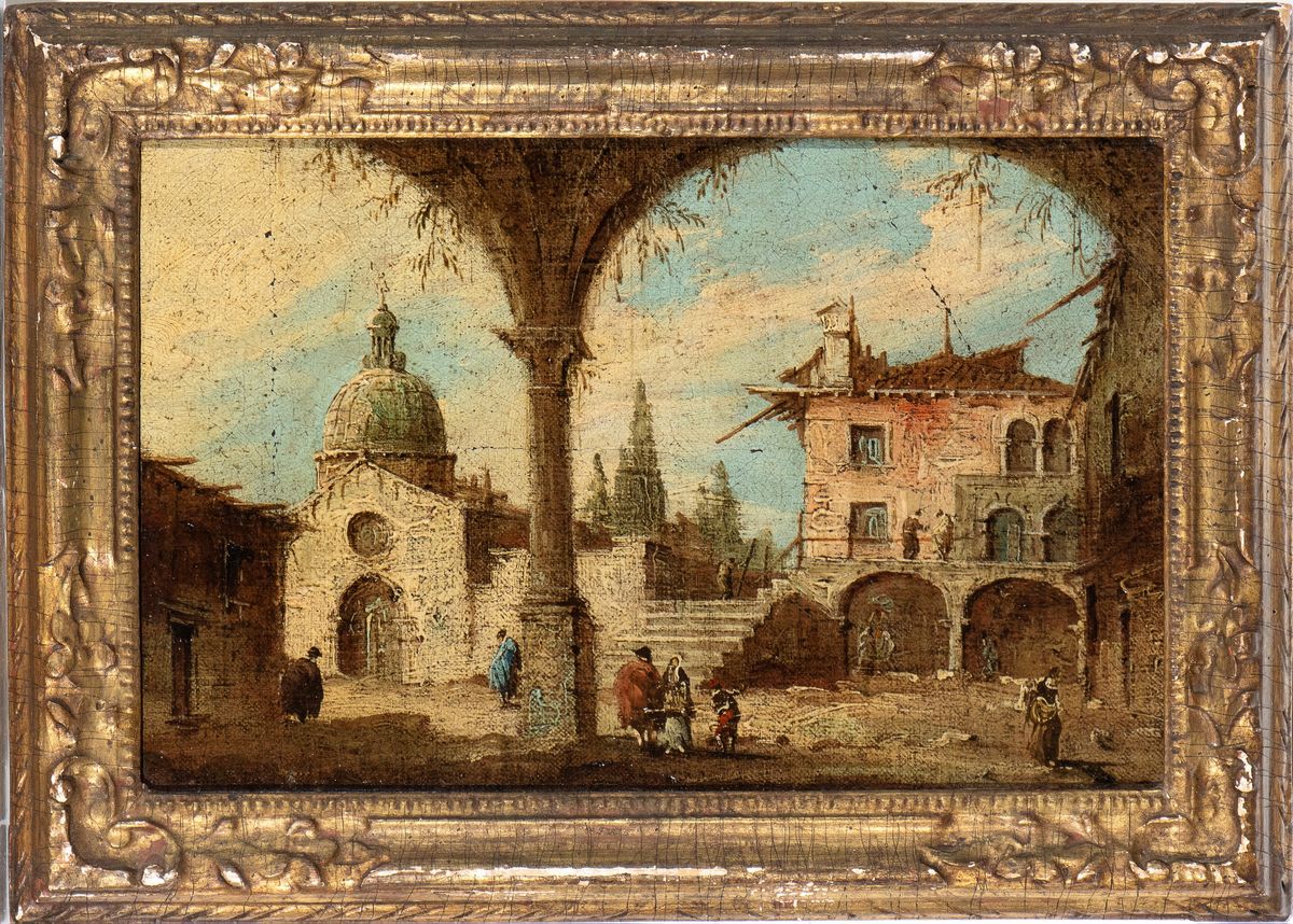 Francesco Guardi (venezia, 1712 - 1793) - Capriccio Lagunare