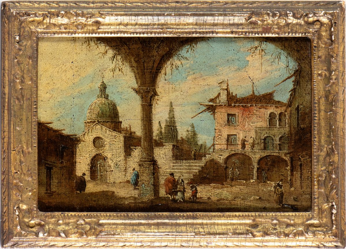 Francesco Guardi (venezia, 1712 - 1793) - Capriccio Veneziano