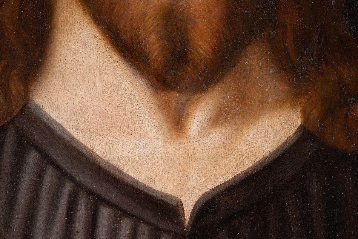 Artista Fiammingo, XVI Secolo - Volto di Cristo