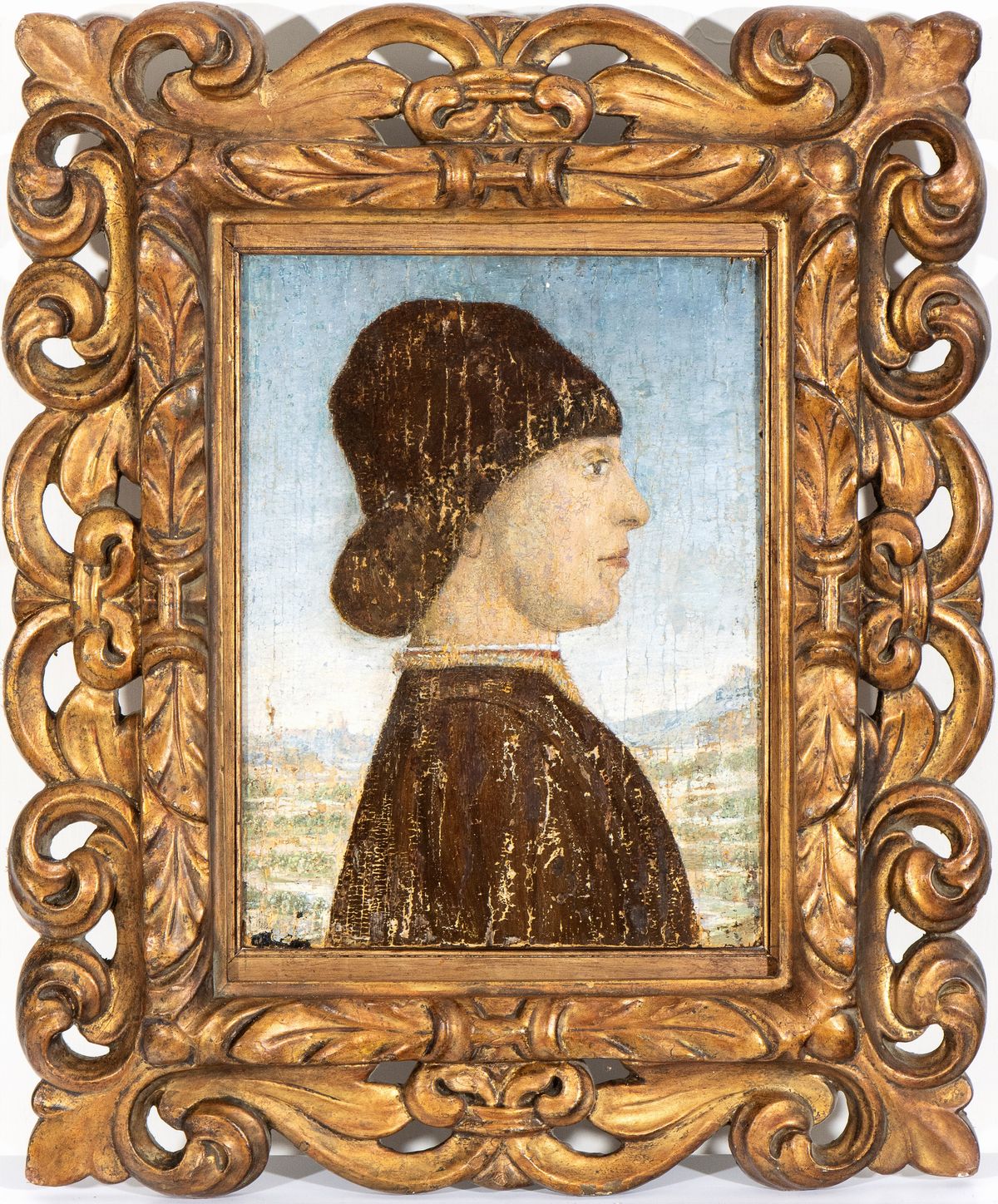 Artista Centro-italiano, Seconda Metà XV Secolo - Ritratto Virile di Profilo