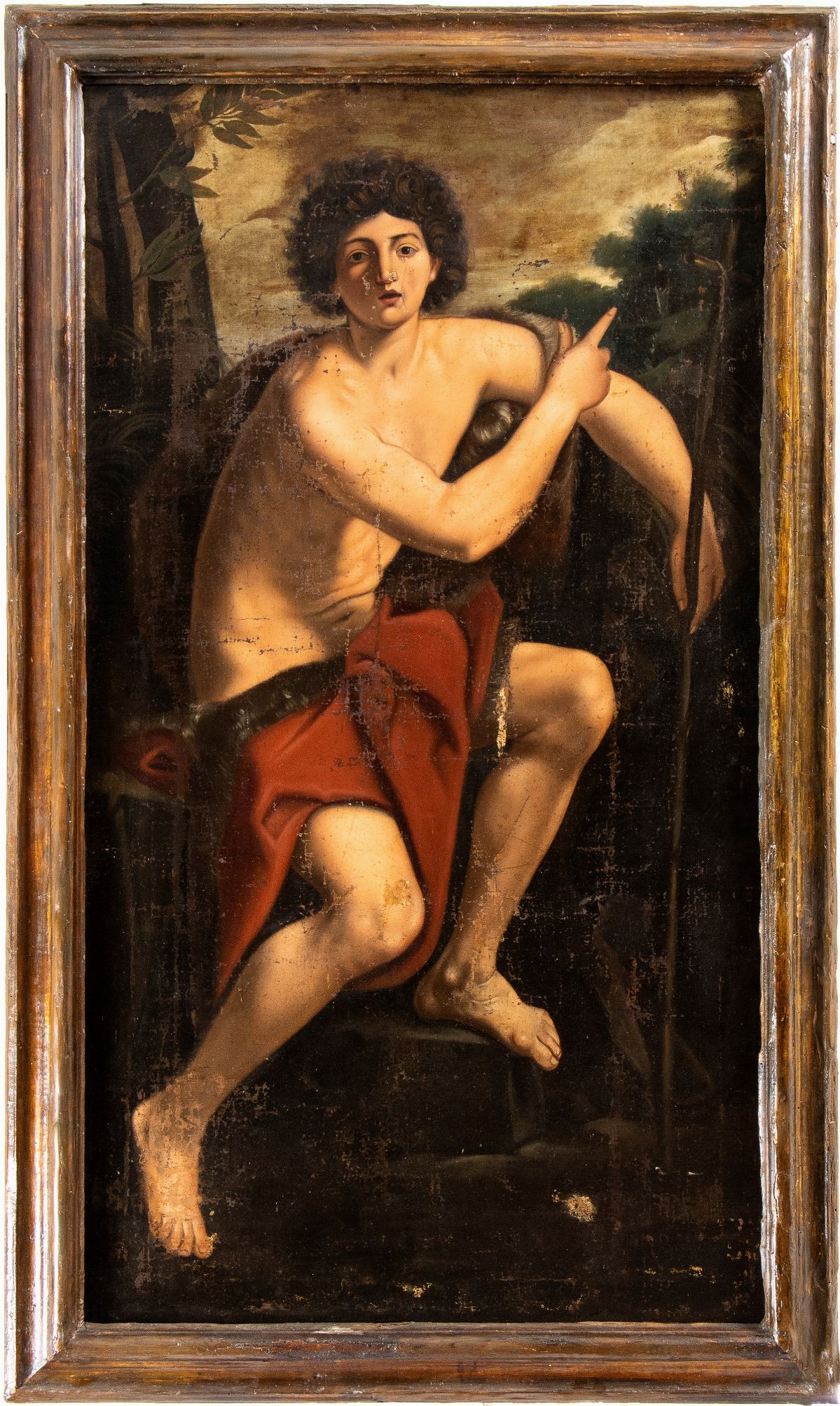 Artista Emiliano, XVII Secolo - San Giovanni Battista nel Deserto