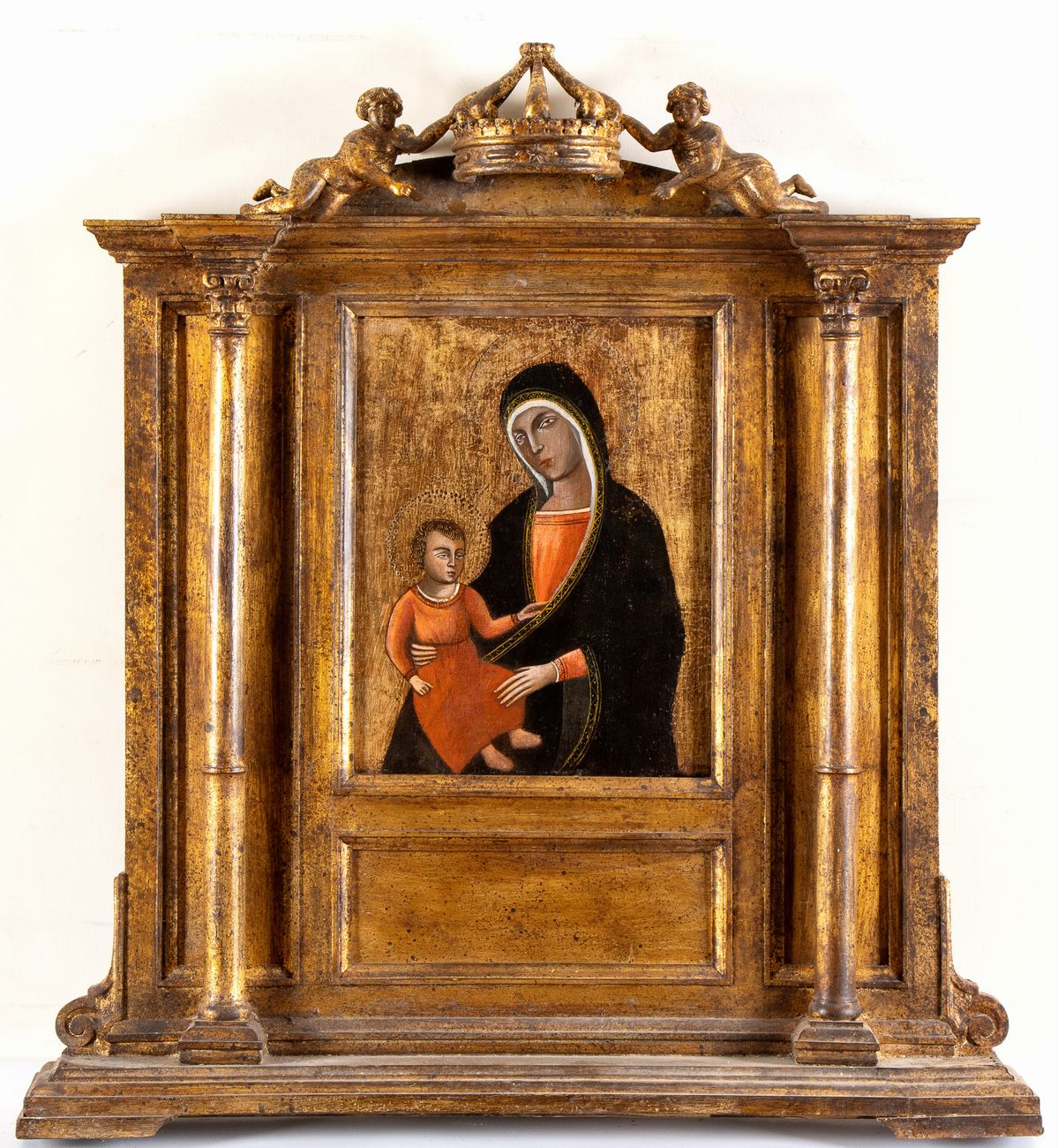 Scuola Senese, XIV Secolo - Madonna con Bambino