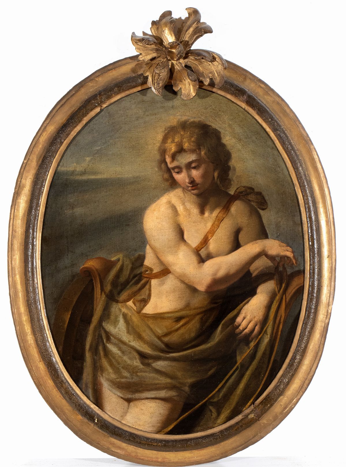 Giovanni Andrea Sirani - A) Apollo; B) Bacco. Coppia di Dipinti
