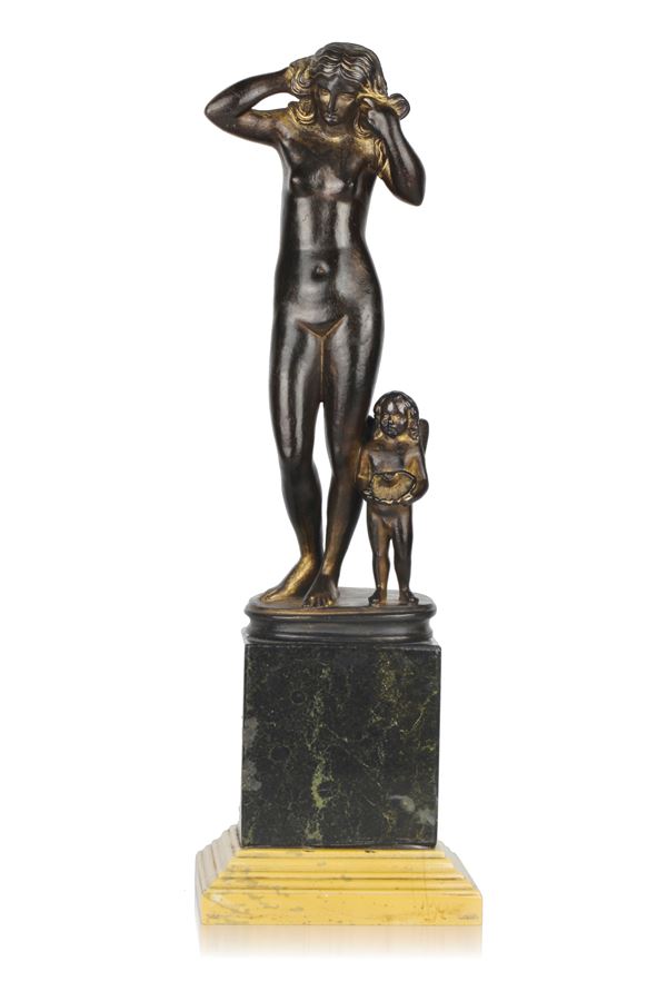 Venus Anadyomene with Cupid