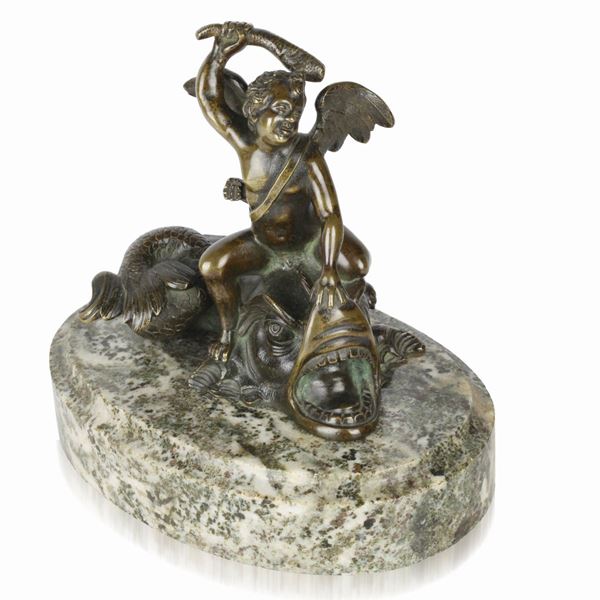 Francesco Fanelli - Cupid riding on a Dolphin