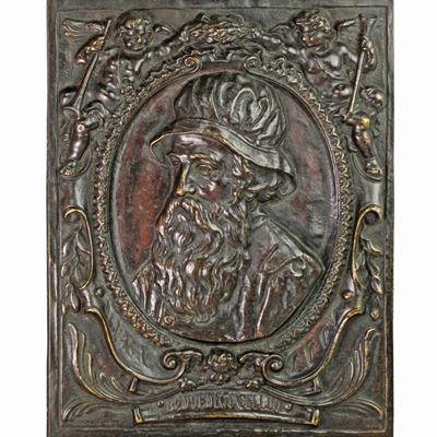 Placca Raffigurante Benvenuto Cellini