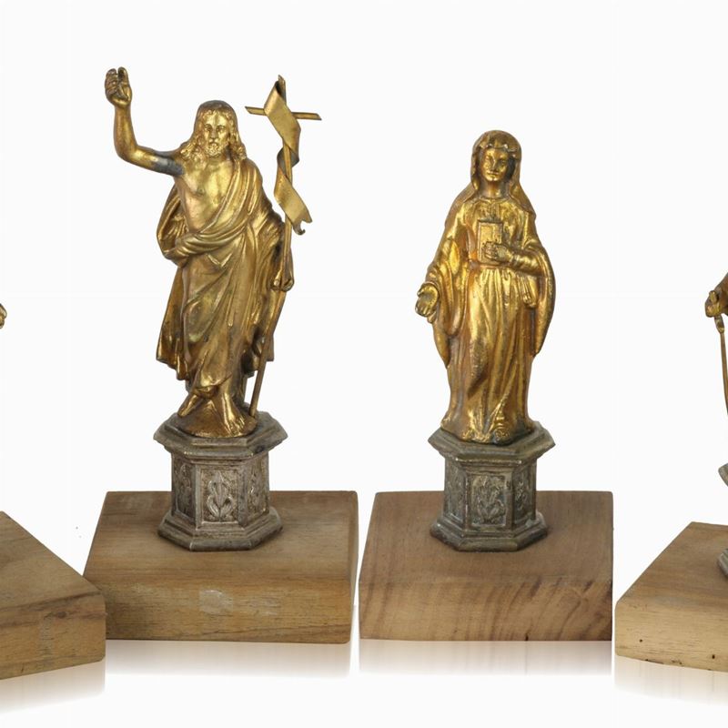 Sei Bronzetti a Soggetto Religioso