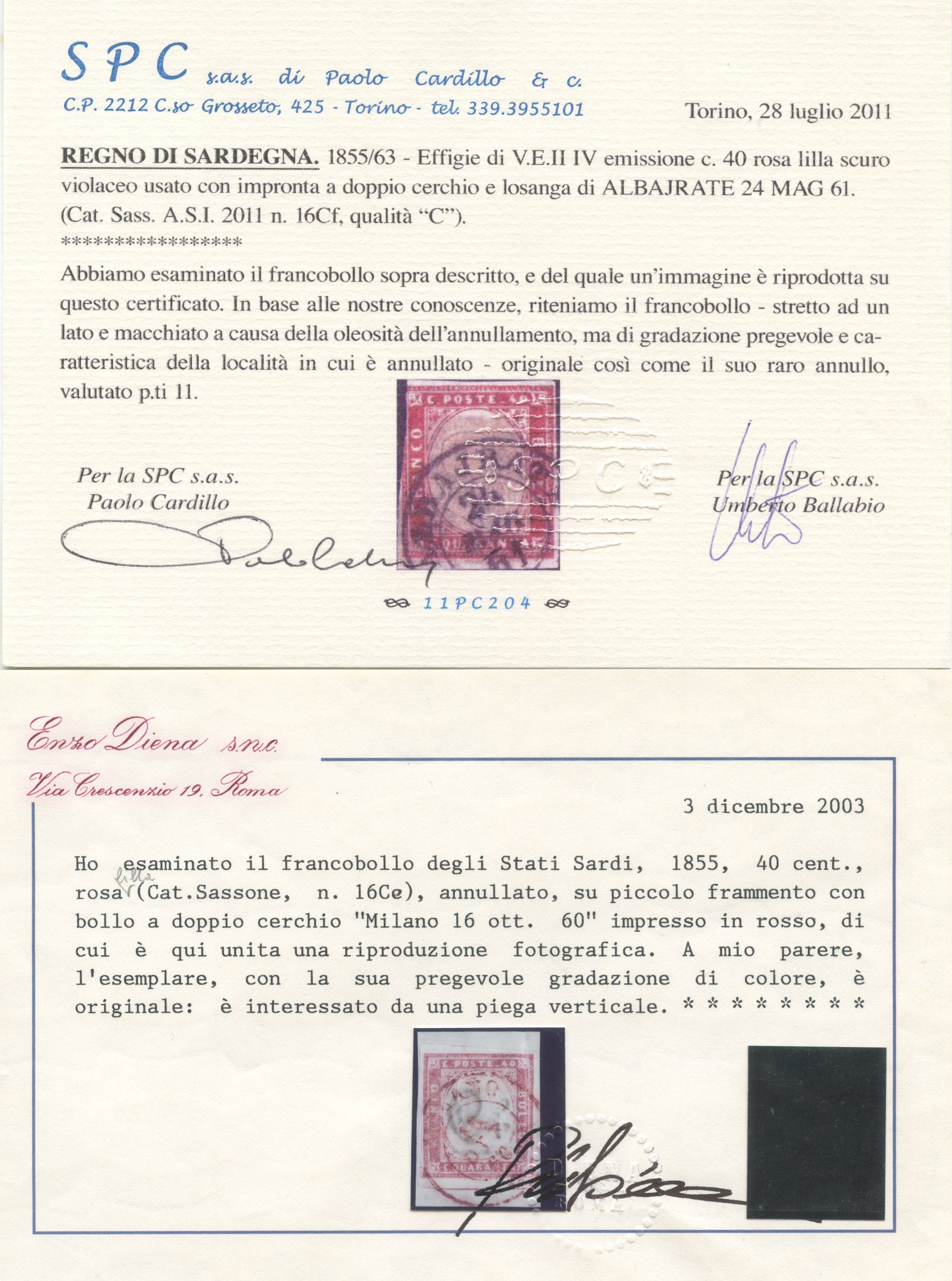 Collezione, Sardegna – IV emissione di francobolli