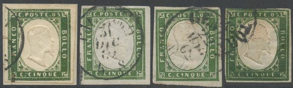 Sardegna IV emissione  - Auction Post and Postal History - Bertolami Fine Art - Casa d'Aste