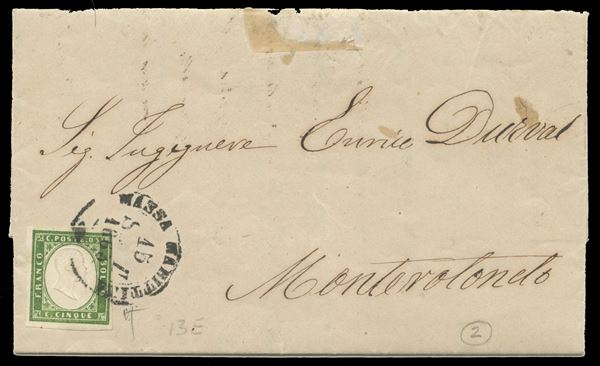 Sardegna IV emissione  - Auction Post and Postal History - Bertolami Fine Art - Casa d'Aste