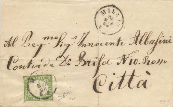 Sardegna IV emissione  - Auction Post and Postal History - Bertolami Fine Art - Casa d'Aste