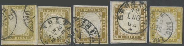 Sardegna IV emissione  - Asta Filatelia e Storia Postale - Bertolami Fine Art - Casa d'Aste