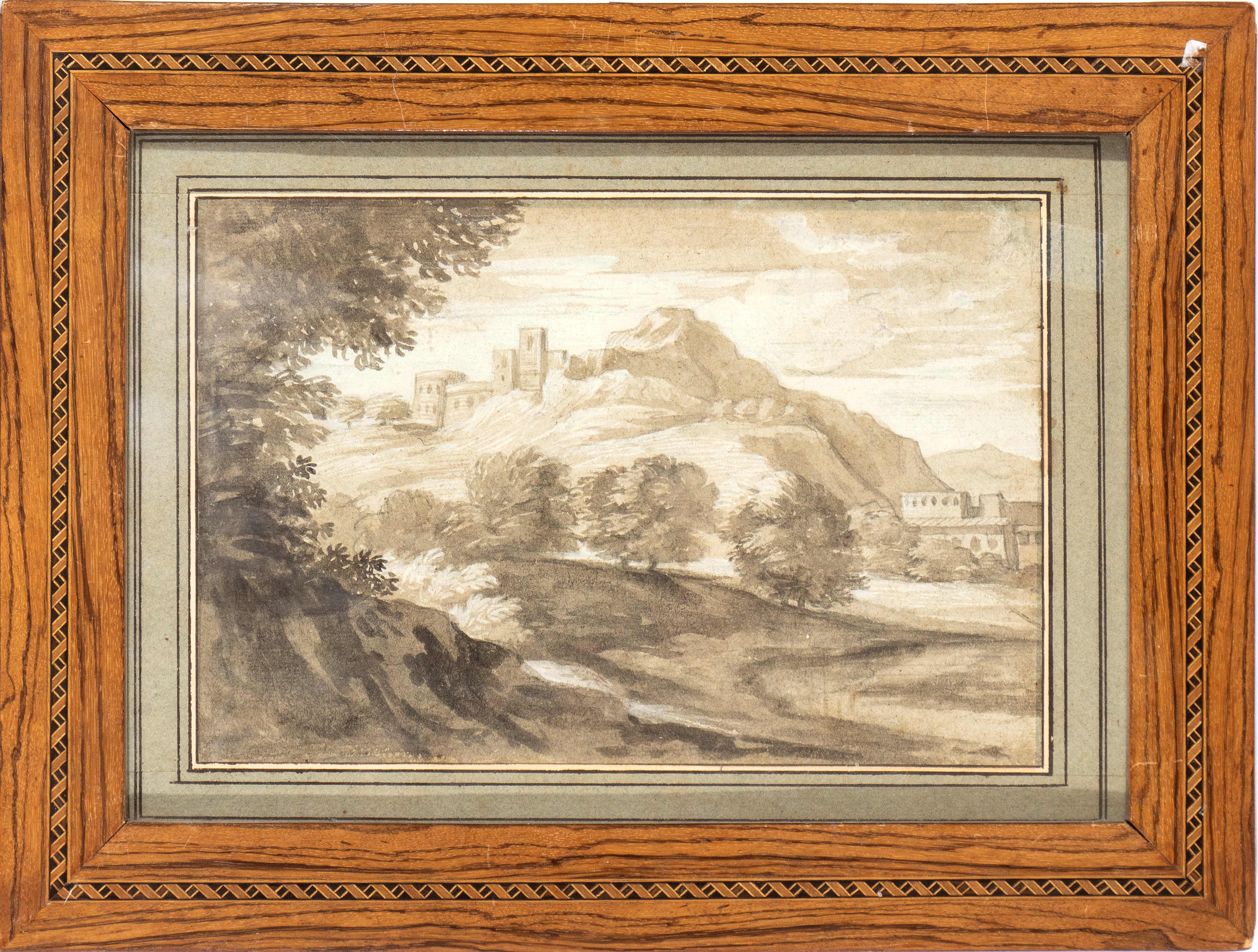 Alessio De Marchis - Paesaggio con Fiume e Castello