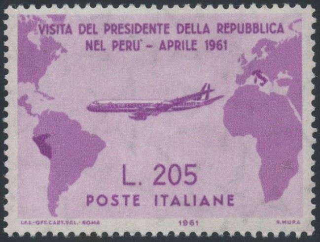 1961, Gronchi Rosa 205l N. 921.