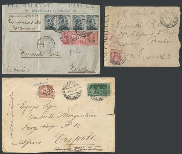 Libia - Storia Postale  - Auction Post and Postal History - Bertolami Fine Art - Casa d'Aste