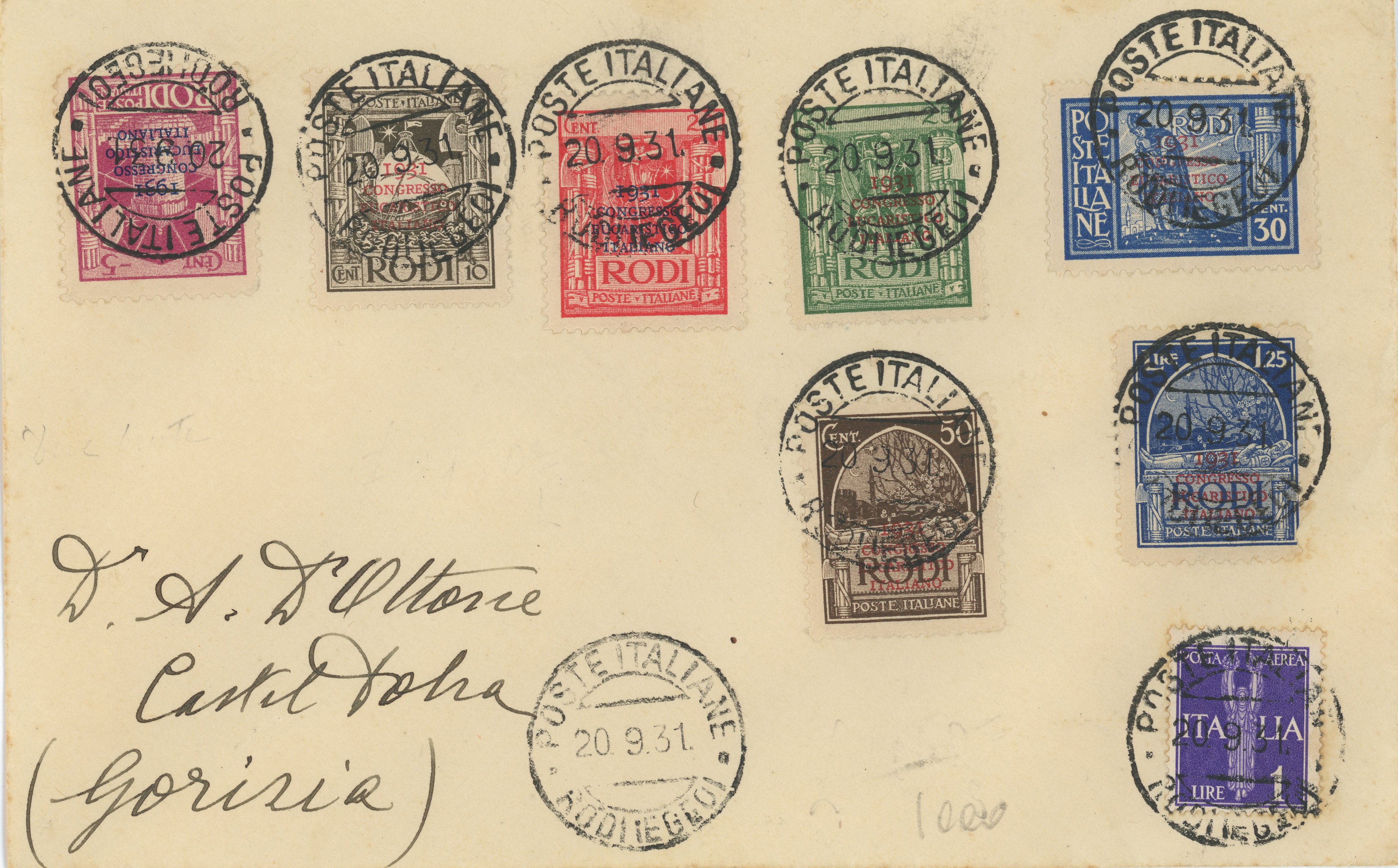 Colonie - Egeo, insieme di serie usate