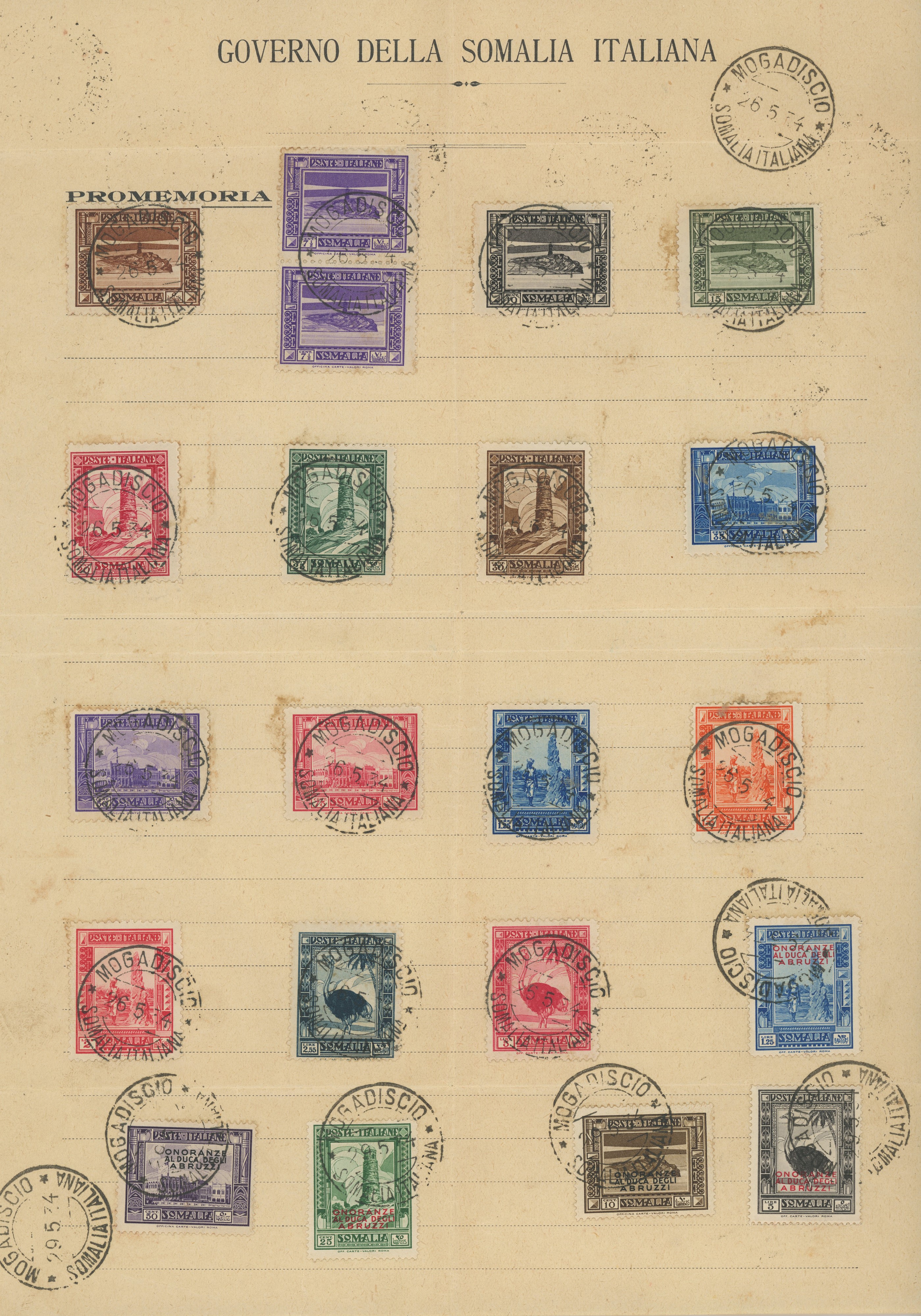 Colonie - Egeo, insieme di serie usate