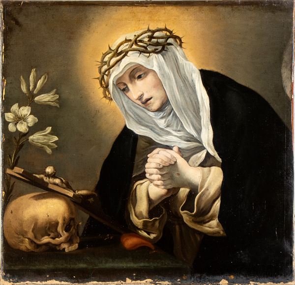 Artista fiorentino, seconda met&#224; XVII secolo - Saint Catherine of Siena