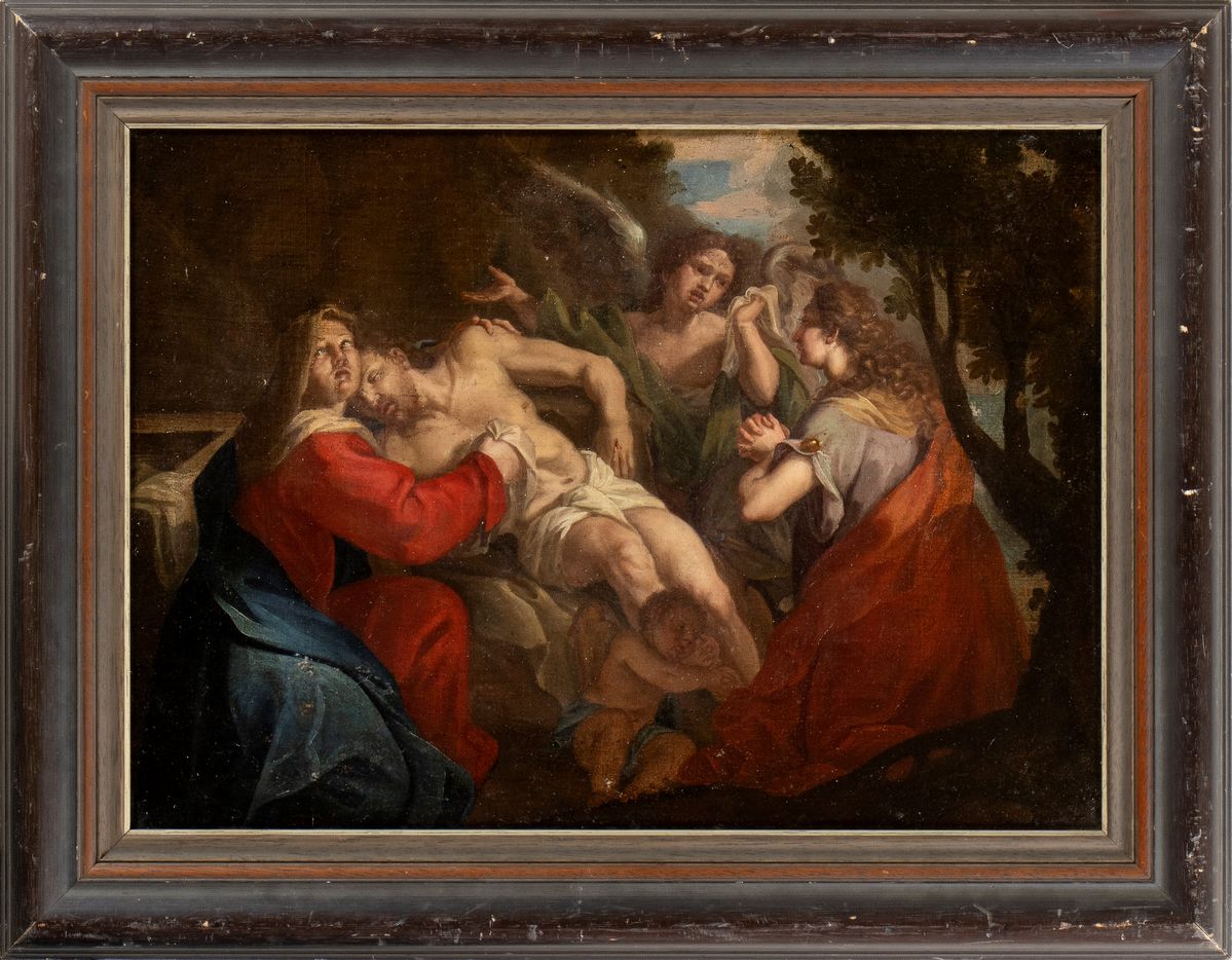 Scuola Emiliana, XVII Secolo - Deposizione di Cristo nel Sepolcro
