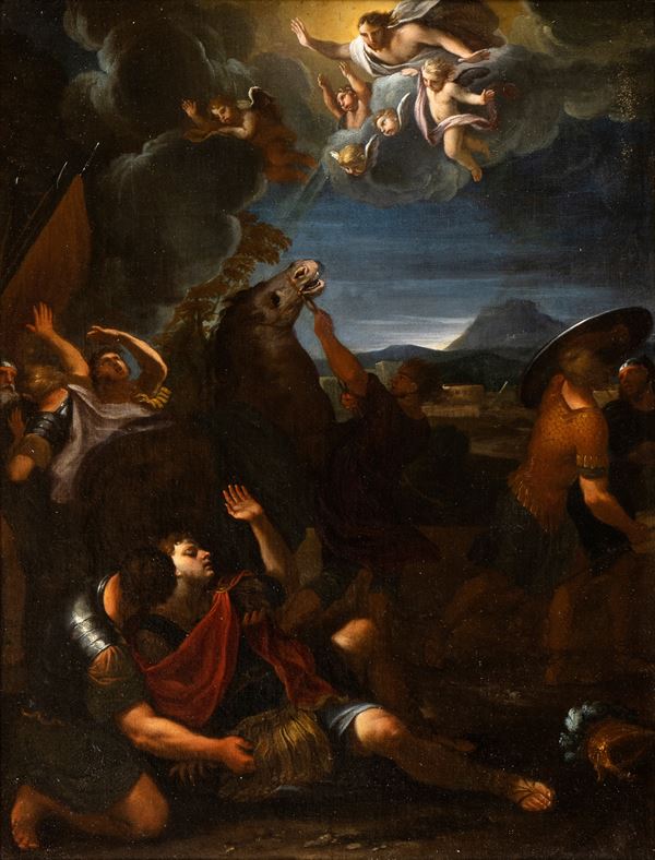 Scuola romana, XVII secolo - The Conversion of Saul